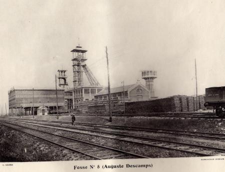 La fosse N�8  en 1925