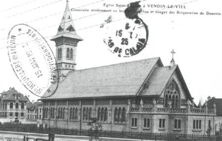 L'Eglise St auguste en 1925