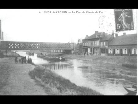 Le rivage de Vendin et le pont de fer