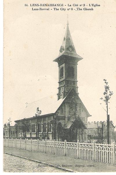 L'�glise St Auguste aux environs de 1930