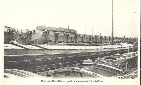 Le quai de d�chargement avant 1914