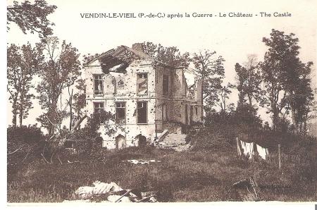 Le ch�teau en 1918