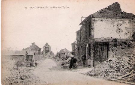 La rue Jean Jaur�s en 1919