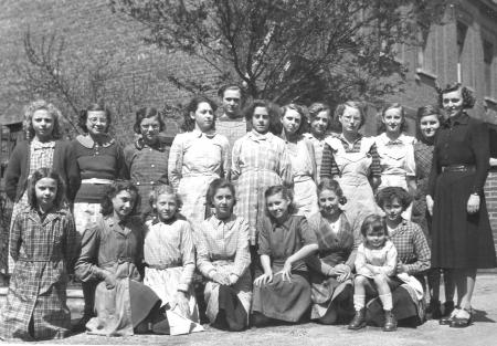 Ann�e 1950-51 - Classe de Mlle LUCHET
