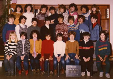 Ann�e 1982-83 - Coll�ge - 5�D