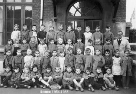 Ann�e 1954-55- Classe de Mr ROGER