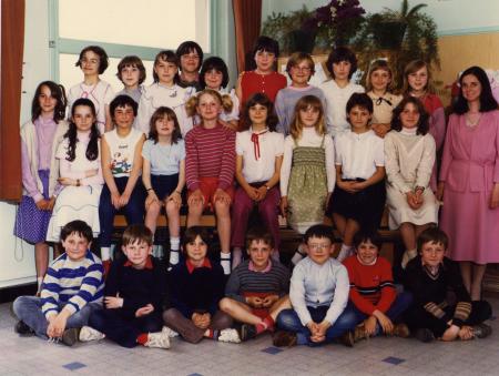 Classe de Mme HIEL- 1982-83
