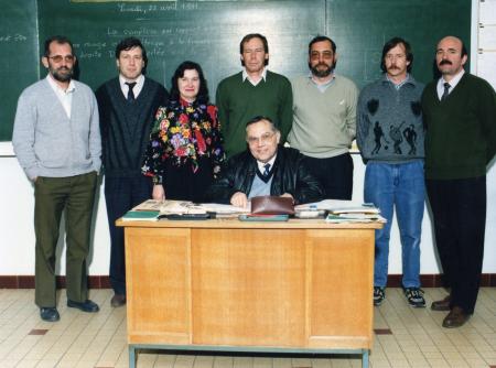 Ann�e 1990-91 - Corps Enseignant