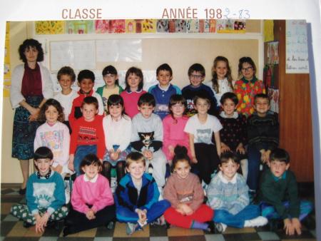Classe de Mme DELACOURT- 1982-83