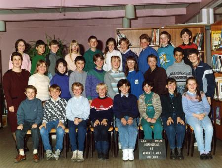 Ann�e 1988-89 - College 6� B