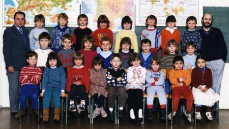 Classe de Mr FOURNIER - 1986-87