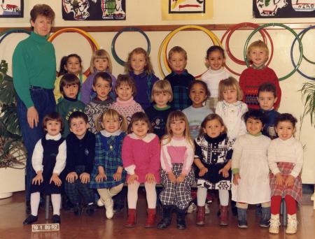 Classe de Mme DUVAL - 1988-89