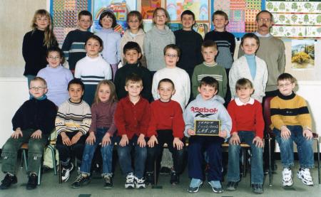 Classe de Mr DELESALLE - 2002-03
