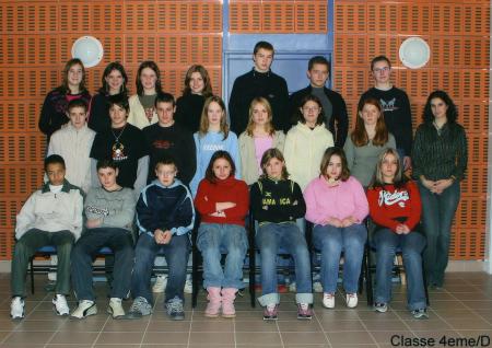 Ann�e 2004-05 - College 4� D